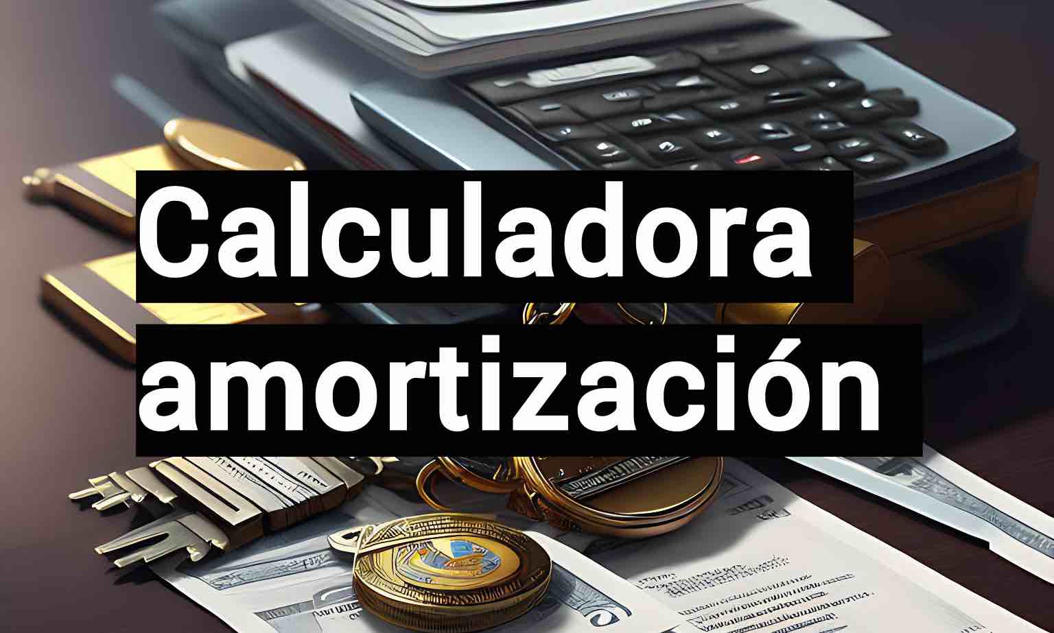 Calculadora de amortización